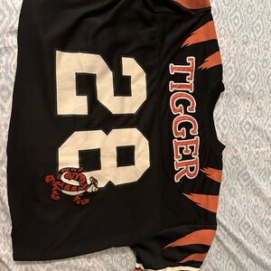 Black and Orange Tigger Crop Top